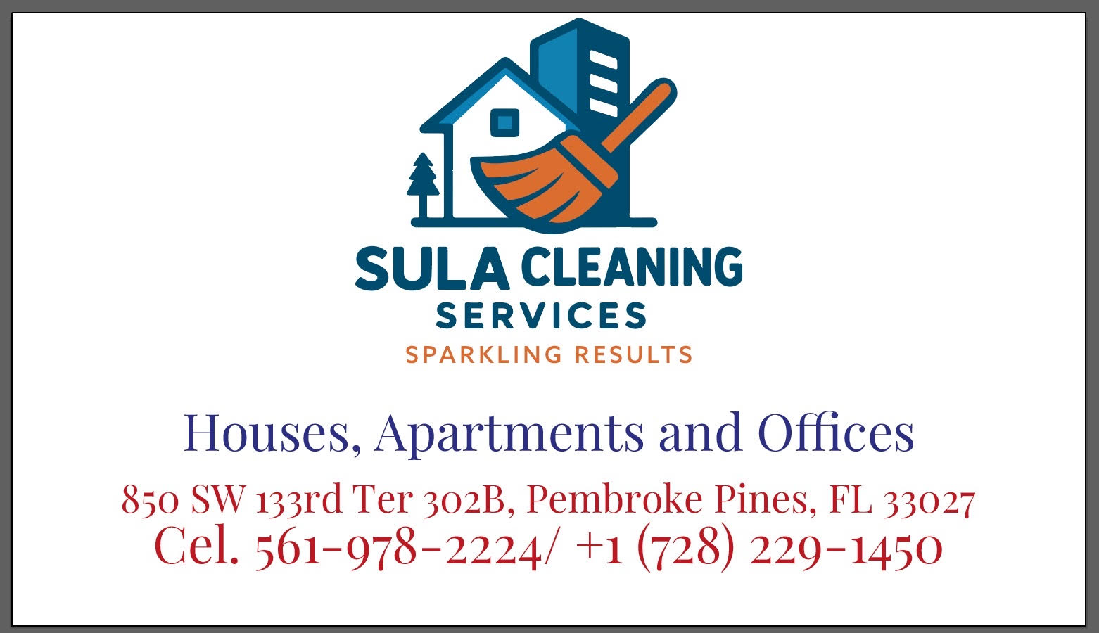 Sula Cleaning Services logo